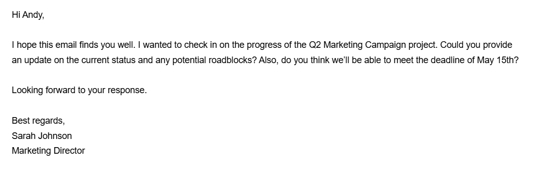 Received Email