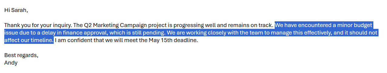 Updated Email